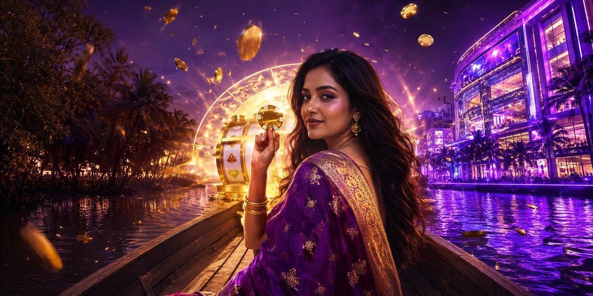 সুন্দরবনের নিয়ন আলোয় স্লট গেম উপভোগের দৃশ্য