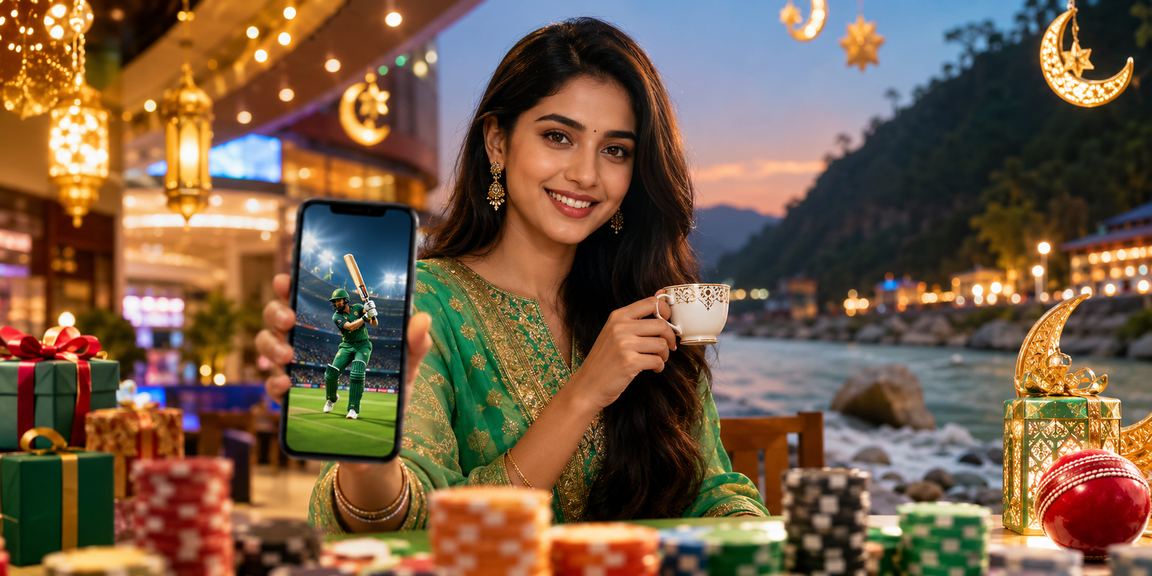 সিলেটে ঈদ উৎসবে একজন খেলোয়াড় 6033 - এ ক্রিকেট বেটিং উপভোগ করছেন